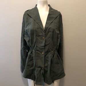 Olive military like jacket